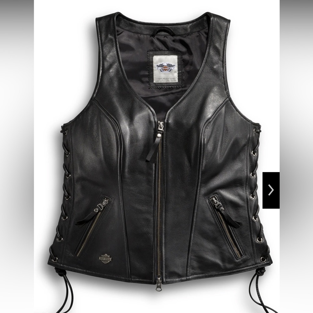 Harley Davidson Leather Ridding Vest